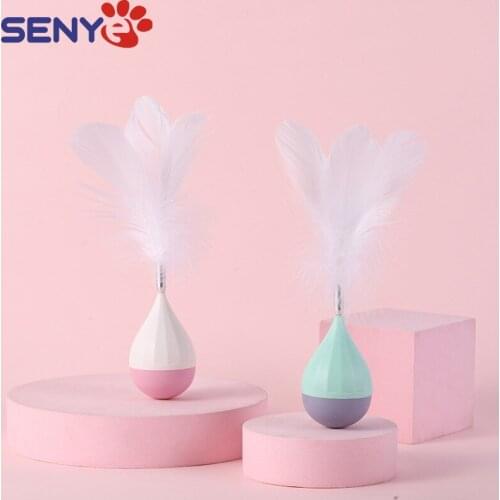 Pet Supplies Cats Interactive Self-hey To Relieve Sorrow Cat Sticks Cat Supplies Feather Tumbler Cat Toys Pet Accessories