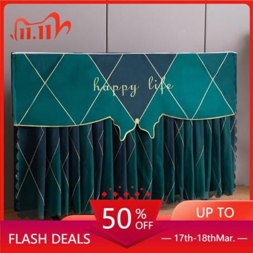 TV Cover Dust Cover Fabric TV Cover Hanging 55-Inch LCD Curved Screen Cover Towel Cover Cloth Dust-Proof Cloth Cover