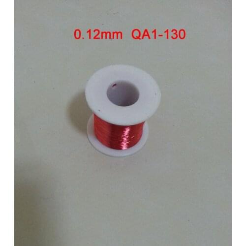 0.12mm QA-1-130 Red Color Polyurethane Enameled Wire , about 1000m/lot
