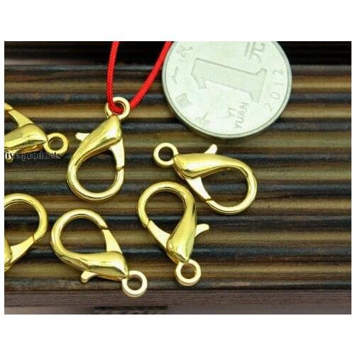 10pcs/lot Jewelry Findings Alloy Lobster big Clasp Hooks For Jewelry Making Necklace bracelet Chain DIY Supplies Accessories