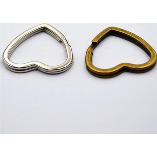 2000pcs Heart Star Shape Unisex Keyring Keychain Keyfob for DIY Jewelry Making Accessories NO411