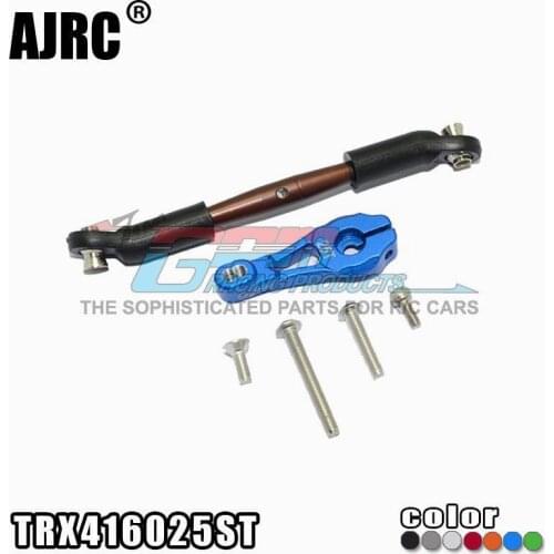 25T servo arm+push rod Connecting rod for 1/10 RC Crawler Car Traxxas TRX-4 TRX4 Defender Bronco g500 Chevrolet k5 TRX-6 g63