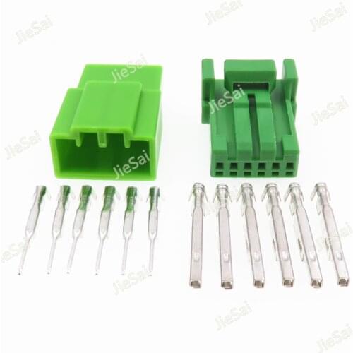 6 Pin Auto Male Plug Female Socket IL-AG5-6S-S3CI Daytime Running Light Wire Harness Connector For FordIL-AG5-6P-S3CI