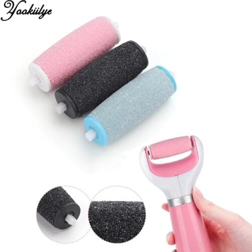 6pcs Foot Grinder File Foot Care Tool Dead Skin Callus Remover Refills Replacement Rollers for Nail Pedicure Feet Care Clean