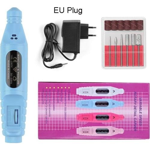 1 Set Pro Model Electric Nail Drill Machine Manicure Machine Pedicure Drill Set Ceramic Nail File Nail Drill Equipment Tools