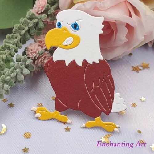Four Cartoon Eagles Metal Cutting Dies 2021 New Stencils for DIY Scrapbooking/Photo Album Decorative Embossing DIY Paper Cards