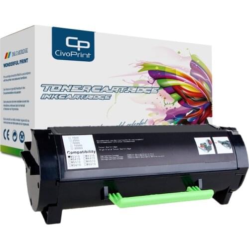 Civoprint Compatible toner cartridge MS310 for Lexmark MS310 MS310d MS310dn MS410d MS410dn MS510dn MS610DN MS610DTN MS610DE