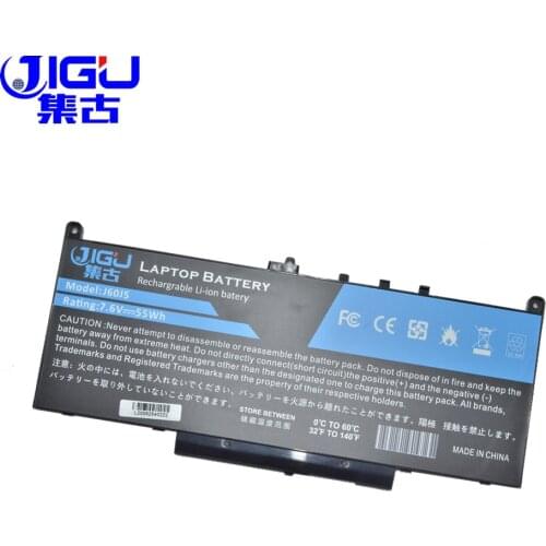JIGU New Laptop Battery 7.6V WYWJ2 J60J5 242WD F1KTM GG4FM NJJ2H F1KTM For DELL For Latitude 14 E7470(N019L74701780CN) 12-E7270