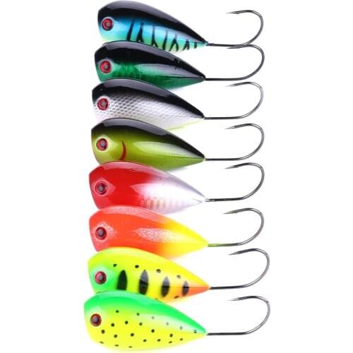 8pc 5cm13g Floating Croatian EGG Fiishing Lure Bait Crank Bait Artificial Swim Bait Wobblers Fishing Popper Hard Bait SingleHook