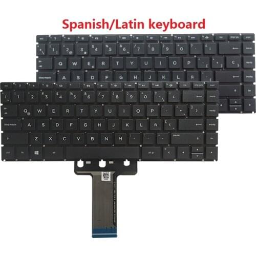 Latin LA/Spanish SP laptop keyboard for HP Pavilion 14-BS 14M-BA 14-BW 14G-BR 14-BP 14T-BA 14M-BA 14-BA 240 G6 245 G6 246 G6