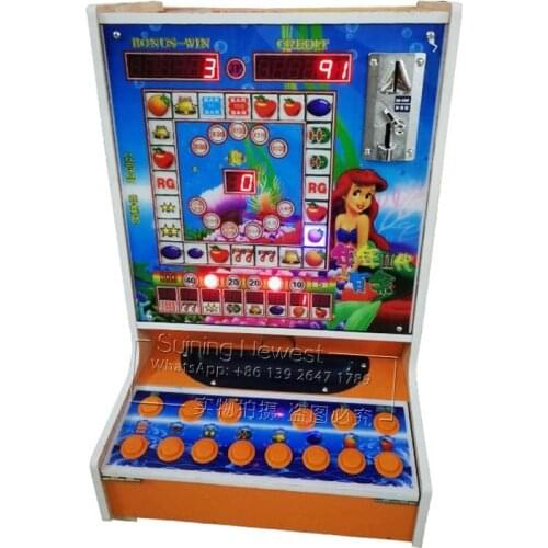 Beautiful Girl Lady Tabletop Fruit Casino Jackpot Bonus Games Gambling Games Square Roulette Slot Machine