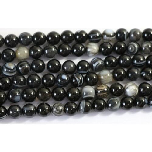 Special black grey dragon vein agat carnelian natural stone onyx 6mm 8mm 10mm 12mm stone round loose beads diy jewelry A37
