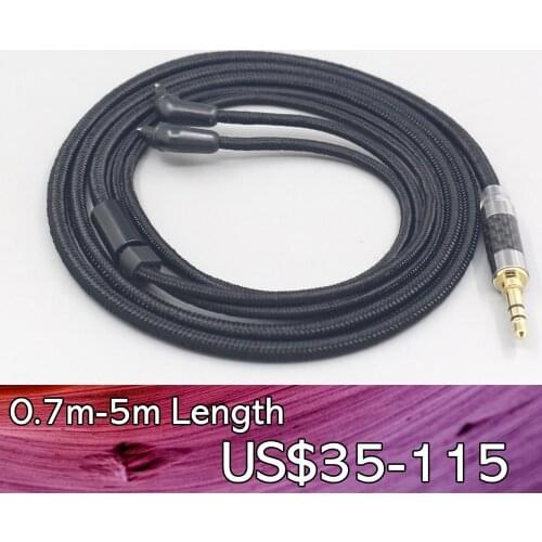 LN007514 2.5mm 4.4mm Super Soft Headphone Nylon OFC Cable For Sony MDR-EX1000 MDR-EX600 MDR-EX800 MDR-7550 Earphone