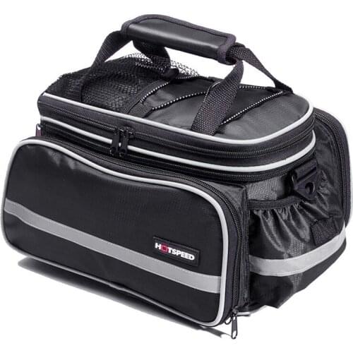 Hot Speed Multifunction 25L Bicycle Back Seat BagTail Rear Bag Saddle Cycling Bicicleta Basket Rack Trunk Bags Shoulder Handbags