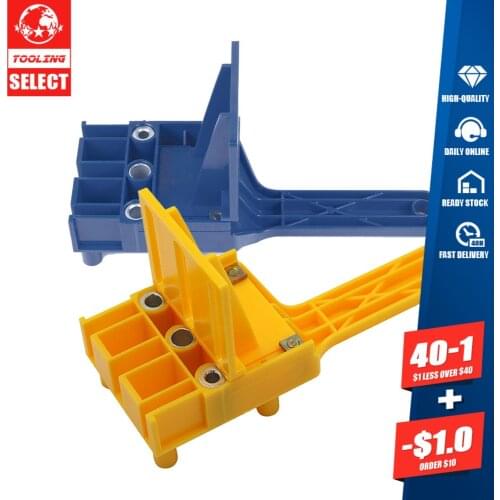 Woodworking Straight Puncher Board Drilling Locator Hole Drill Guide Kit Dowel Bit Jig Alignment Doweling Power Tool Accessories