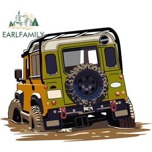 EARLFAMILY 13cm x 9.9cm for Off Road Sticker Motorcycle Car Bumper Window Stickers Fashion Fine Decal Vinyl Waterproof Decor