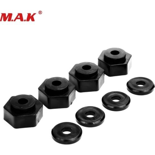 NEW 17mm to 12mm hex adapter 4 TRAXXAS SLASH 1/10 RC short course truck tyre tires accessory