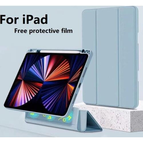 New iPad Pro 11 Case 2021 Magnetic Removable Air 4 Soft bottom better heat dissipation iPad Pro 12.9 Case Tablets & e-Books Case