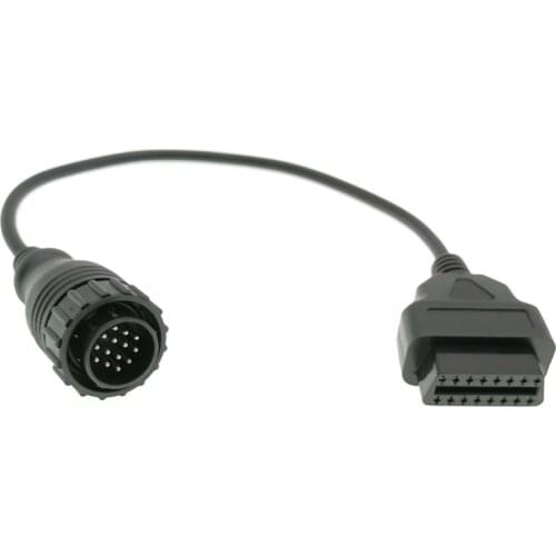 OBD Adapter Cable OBD2 16 pin to Mercedes Benz 14 pin Auto Diagnostic Interface Adapter Cable