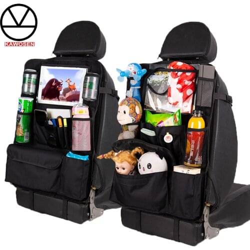 KAWOSEN Car Organizer Back Seat Storage Bag Oxford Universal Car Storage Accessories Multi Pocket Hanging Pouch Bag SBCB10