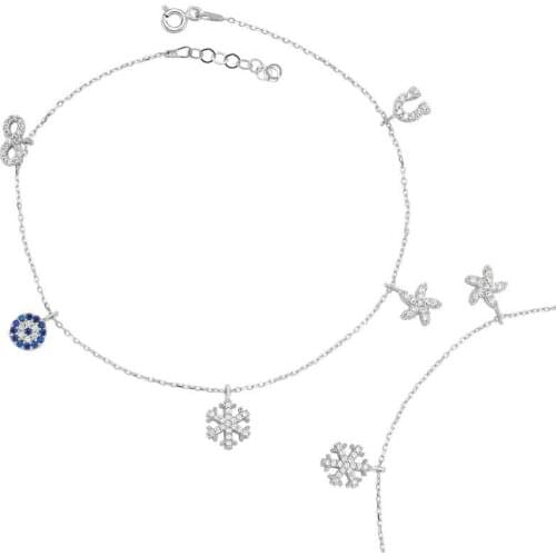 Original 925 Sterling Silver Luck Wristband for Women , Stylish, Aesthetic and Flashy, Bracelet Types for Women