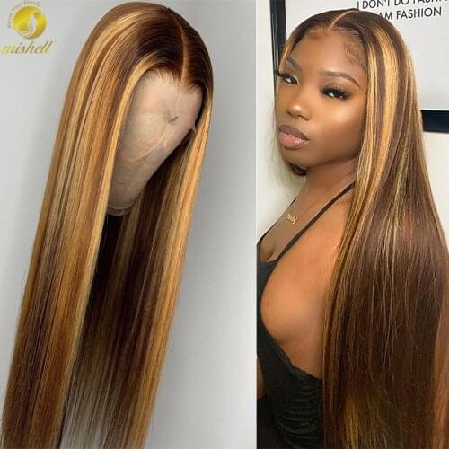 #4/27 Piano Color Lace Front Wigs Highlight Bob Wigs Straight 4x4 Lace Front Wigs for Women Colored Lace Front Human Hair Wigs