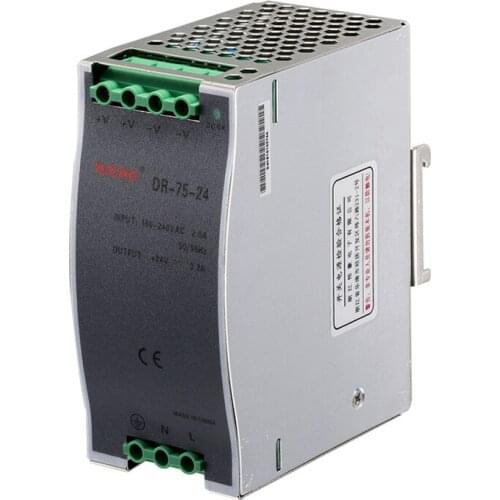 Rail Switch Power DR-75-12 Single Phase Industry Direct Current DIN Rail Installation AC/DC 85-264V Rail Switching Power Supply