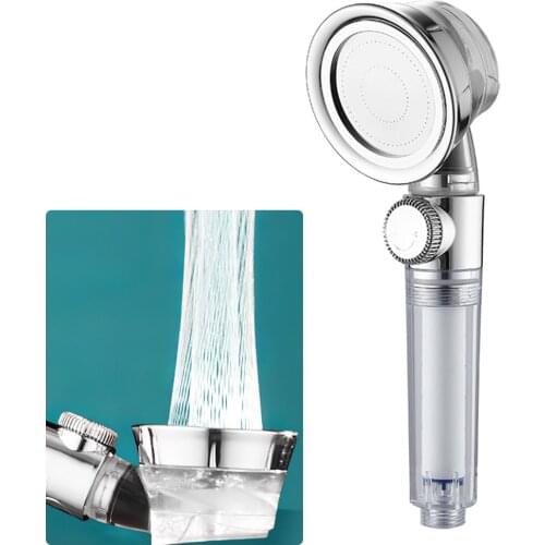 Handheld Shower Head High Pressure Adjustable Water Saving Pressurized Rainfall Shower Head For Bathroom Hotel Home
