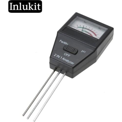 Gardening tools 2 in 1 Soil PH meter& fertility tester with 3 Probes Ideal instrument for gardening TQ00070