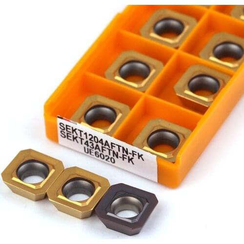 SEKT1204AFTN-FK VP15TF UE6020 US735 carbide insert milling cutter turning tool metal lathe CNC tool