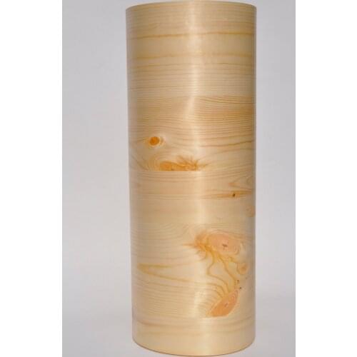 Natural Knotty Pine Wood Veneer 18"*84" with Fleece Back 1/42'' Thickness for Wallcovering Cabinets