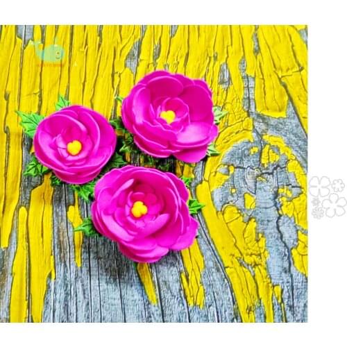 Rose Flowers Craft Metal Cutting Dies Stencil Template Scrapbooking Paper Album Making Cards Embossing Die Cuts 2020