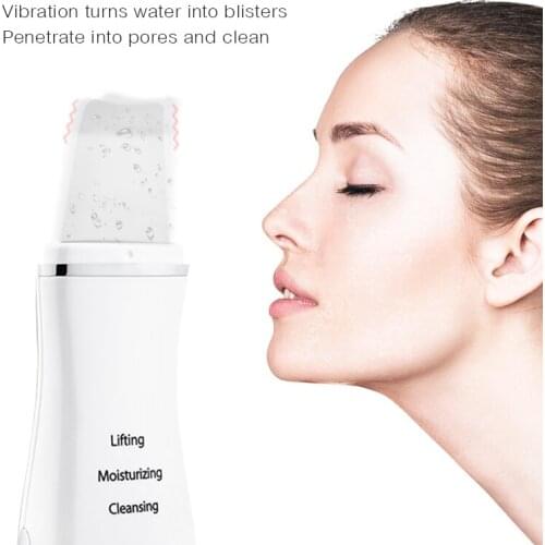 Ultrasonic Peeling Machine Household Facial Cleansing Instrument Microcurrent Iontophoresis Household Electric Beauty Instrument