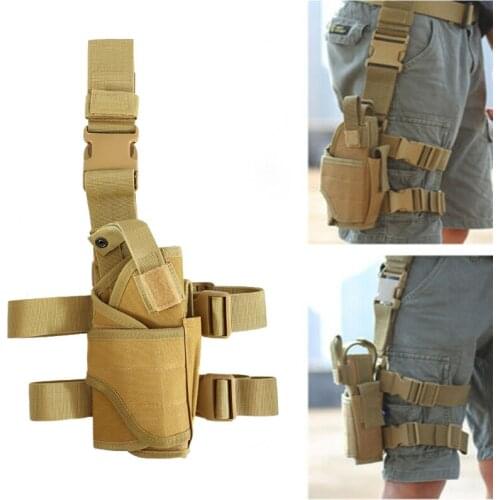 Universal Tactical Drop Thigh Gun Holster Leg Hunting Military Airsoft Glock Beretta Handgun Pouch Case Pistol Holsters