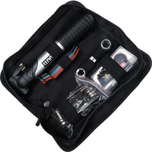 All in One MTB Bicycle Inner Tube Tyre Puncture Repair Patch Tools Kit with Bike Pump