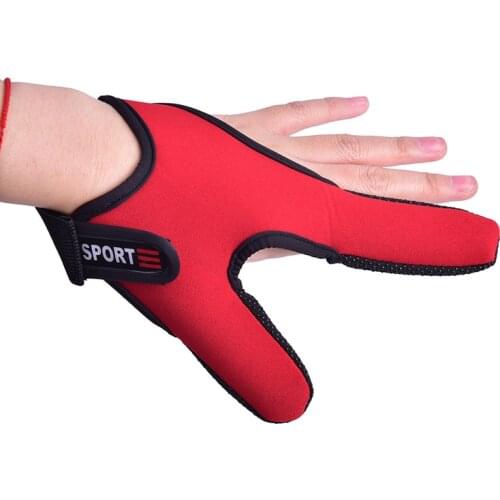 Finger Protector Fishing Gloves For Fishermen Two Finger Surfcasting Non-Slip Glove Useful Fishing Tools