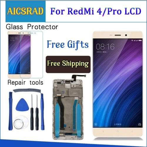 AICSRAD 5.0''LCD For XIAOMI Redmi 4 Pro Display Touch Screen with Frame For XIAOMI Redmi 4 Prime LCD Display Replacement