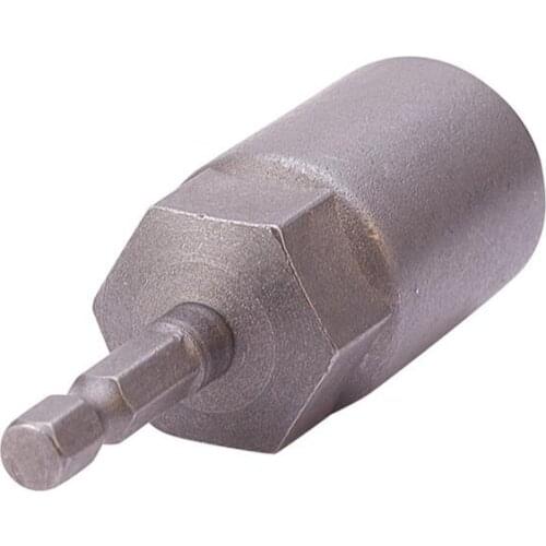 High Quality 1/4" Drive 6~19mm Hex Sockets 80mm Total Length Metal Impact Nut Setter Driver Socket Bit Hand Tool Kit 1~10pcs