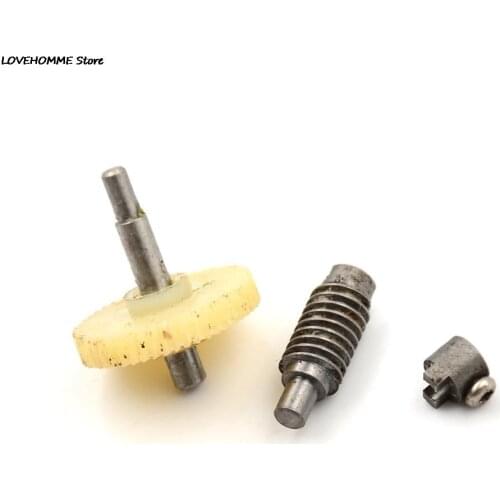 1Set Metal Wheel Speed Reducer Gearset For Plastic Worm Reduction Gear Set