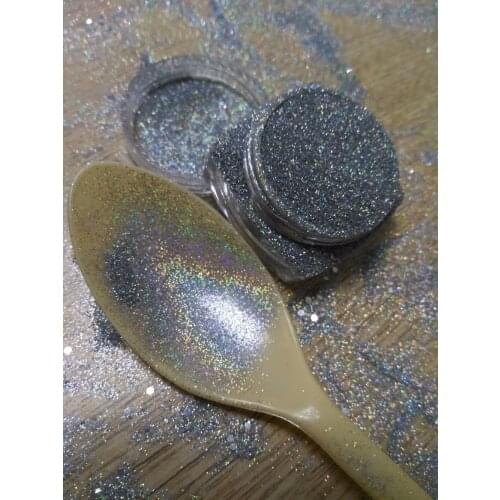 5g/Box Holographic Nail Glitter Powder Nail Art Holo Glitters Powder Dust Shinny Gold Sliver Nail Art Decorations Set