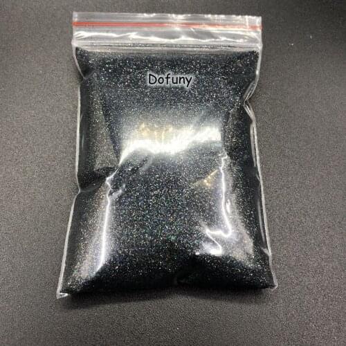 50g Diamond Laser Nail Glitter Powder Holographic DIY Manicure For Gel Polish Crafts Jewellery Decoration 0.2mm (1/128)