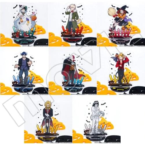 My Hero Academia Anime Boku no Hero Academia Deku Bakugou Katsuki Eijiro SHOTO All Might Aizawa Halloween Large Acrylic Stands