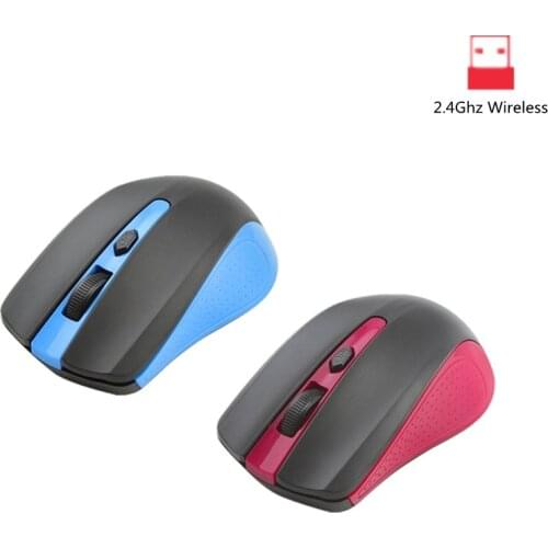 CHYI Optical Wireless Mouse Ergonomic USB Computer Mouse 1200DPI Adjustable Small PC Office Home 3D Mause For Laptop Mac Macbook