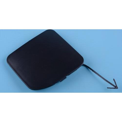 DWCX Car Black ABS Unpainted Front Bumper Tow Hook Hole Cover Cap Fit For Nissan Versa Sedan 2015 2016