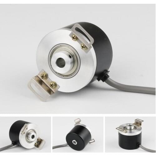 Incremental Rotary Encoder DC5V Encoder 100 /600/2000/5000 P/R Incremental Rotary AB Two Phases 10mm Shaft