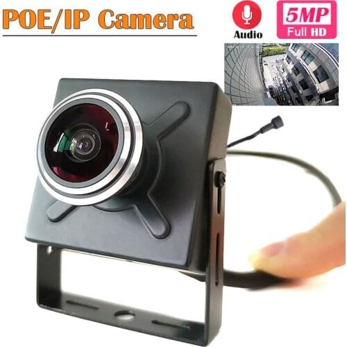 5MP/4MP/3MP/2MP Audio POE IP Camera Wide View Fish Eye Lens Onvif P2P IP Network Camera Xmeye