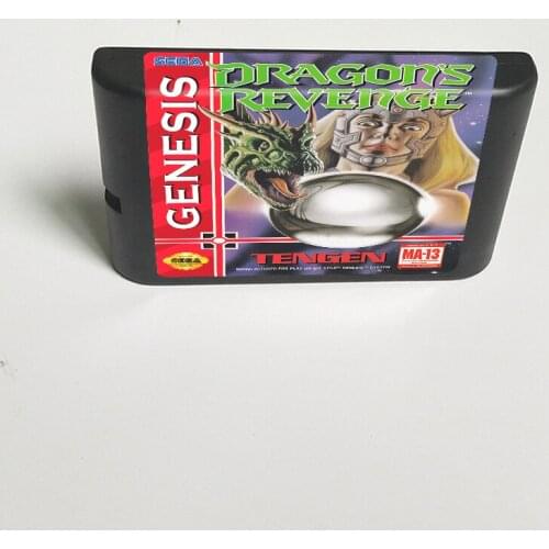 Dragons Revenge - 16 Bit MD Game Card for Sega Megadrive Genesis Video Game Console Cartridge
