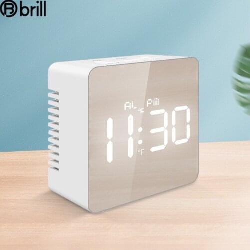 Creative Smart Timekeeping Led Cartoon Alarm Clock Led Desktop Digital Clocks Personality Student Clock Bedside Bedroom Decor