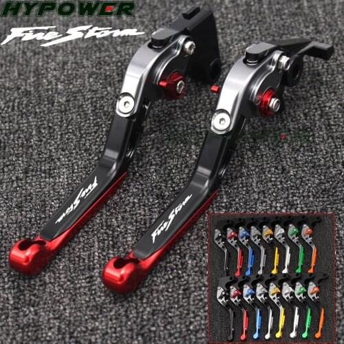 Logo (FIRESTO) Red+Titanium For Honda VTR1000F / FIRESTORM 1998-2005 2000 2001 2002 2003 2004 CNC Motorcycle Brake Clutch Levers