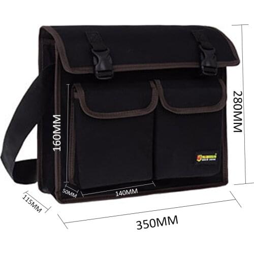 Multifunction Tool Bag Waterproof Oxford Cloth Single Shoulder Messenger Bag Hardware Repair Electrician Toolkit Bag Large